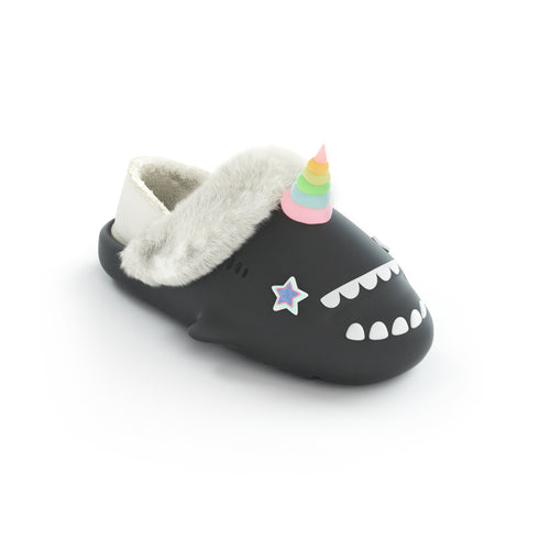 Sharkicks Pro - Inverno, Unicorno Occhi di Stella Blu, Tacco Coperto